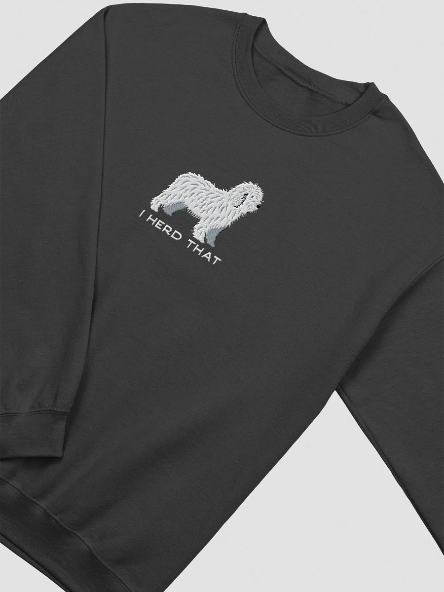 I Herd That Sweatshirt (Embroidered) of a Spanish Water Dog(White) product image (13)