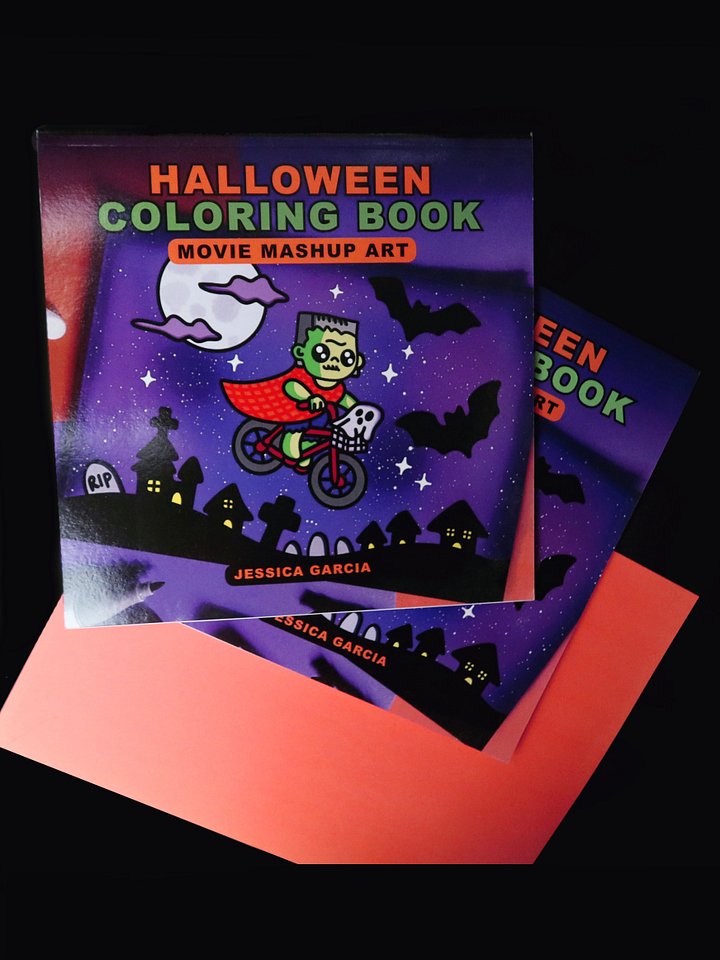 Halloween Coloring Book: Movie Mashup Art product image (2)