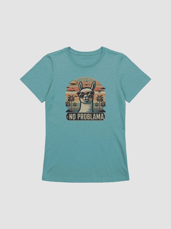 Chill Llama: Sunset Saga Women's Tee product image (2)