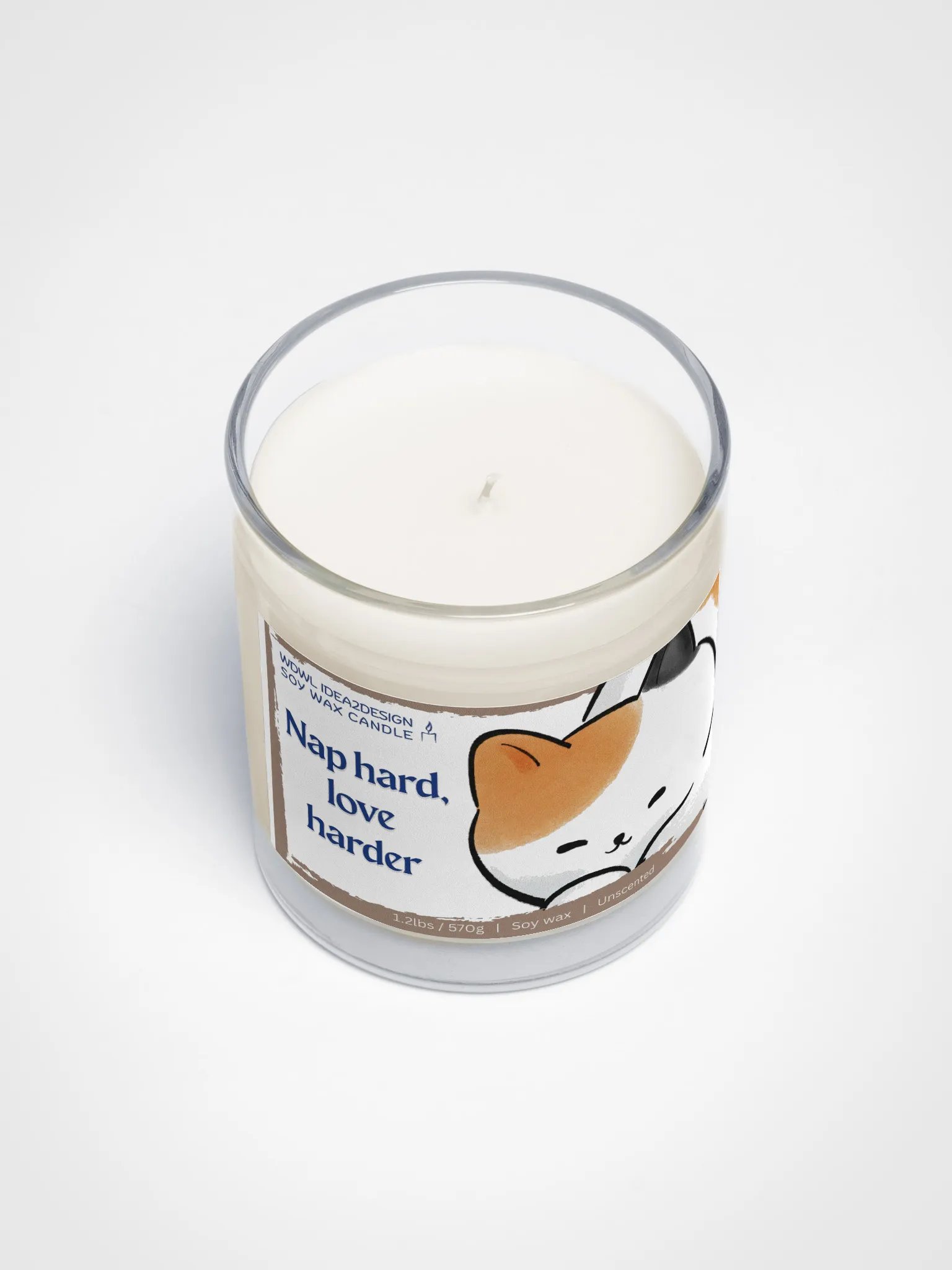 Calico Cat Lover Best Gift, Large Capacity, Great Value & Eco-Friendly Candle – 1.2 lbs of Pure Serenity product image (3)