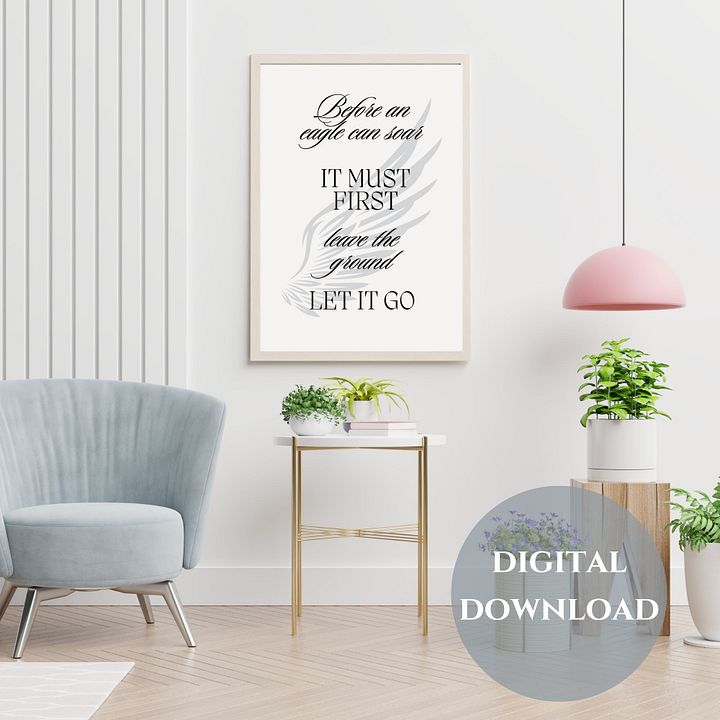 Let it Go Printable Wall Art product image (1)