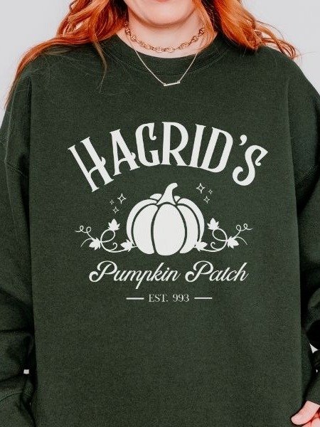 Hagrid Pumpkin Patch Minimalist Cozy Sweatshirt for Halloween product image (14)