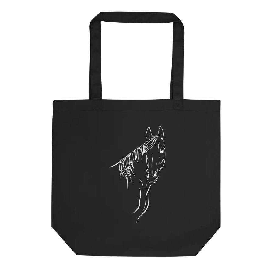 White Horse Tote Bag product image (1)