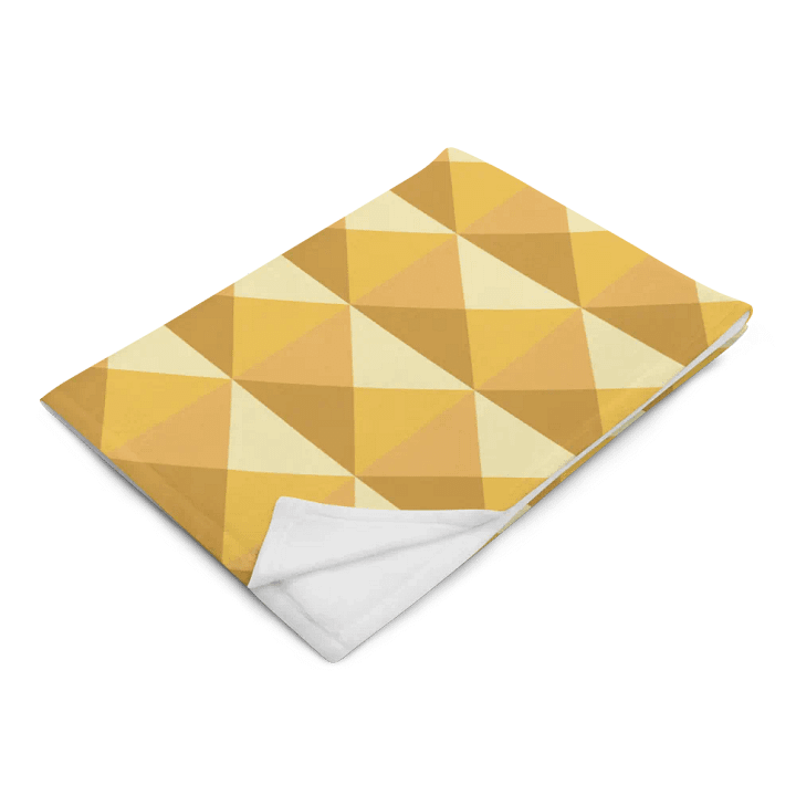 Throw Blanket 💛 I will focus my energy on what's good for me (127 × 153 cm) product image (2)