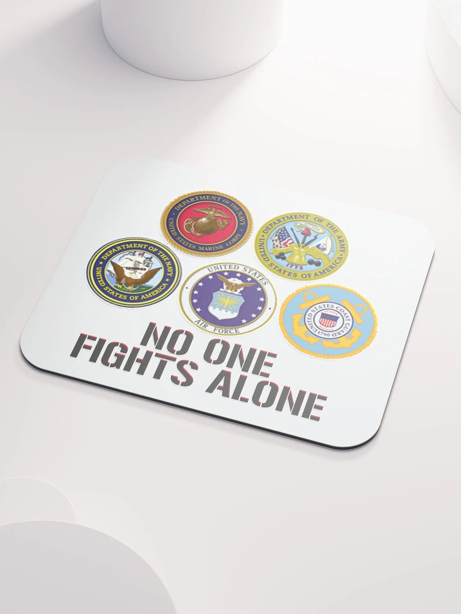 No One Fights Alone - Mouse Pad product image (3)