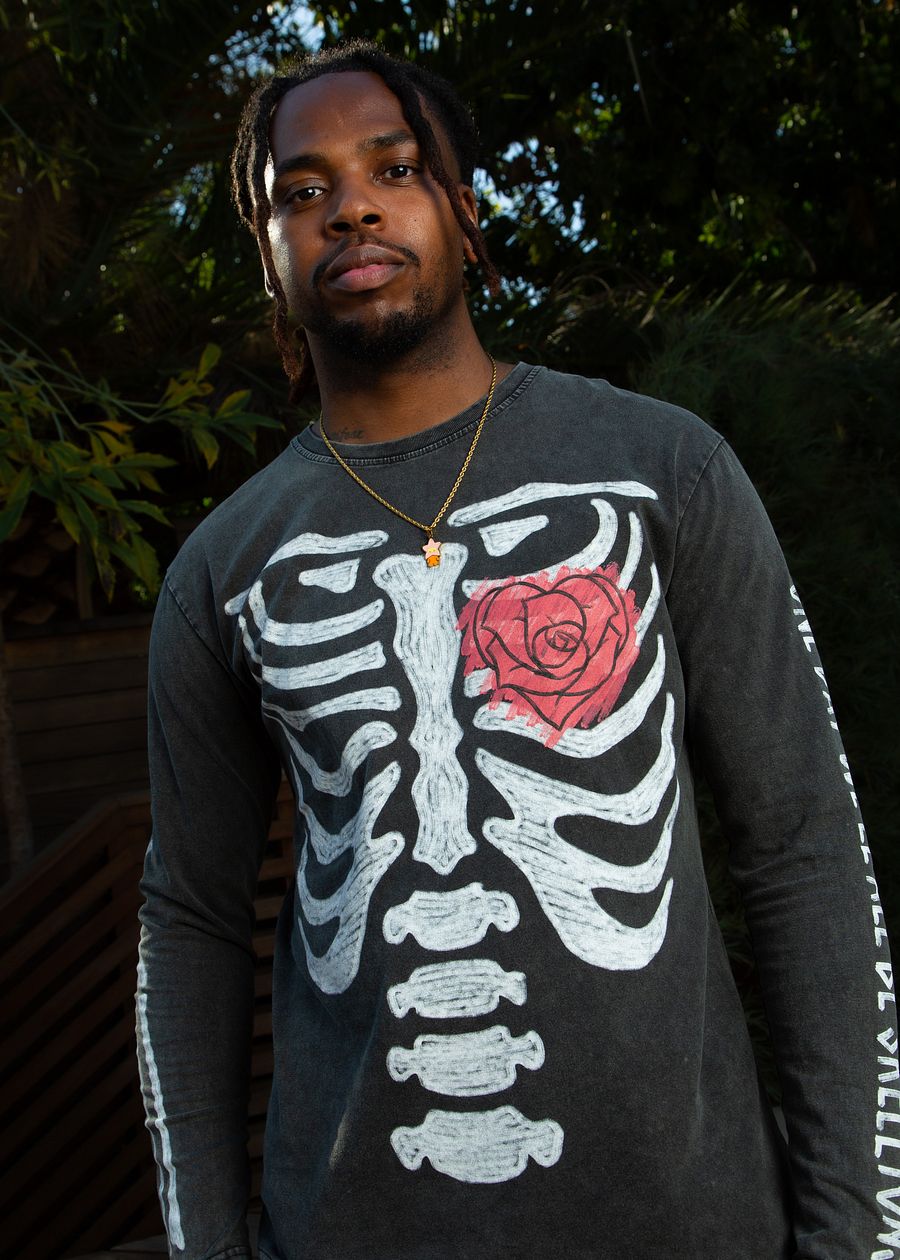 One Day We'll All Be Skeletons Black Long Sleeve Tee product image (2)