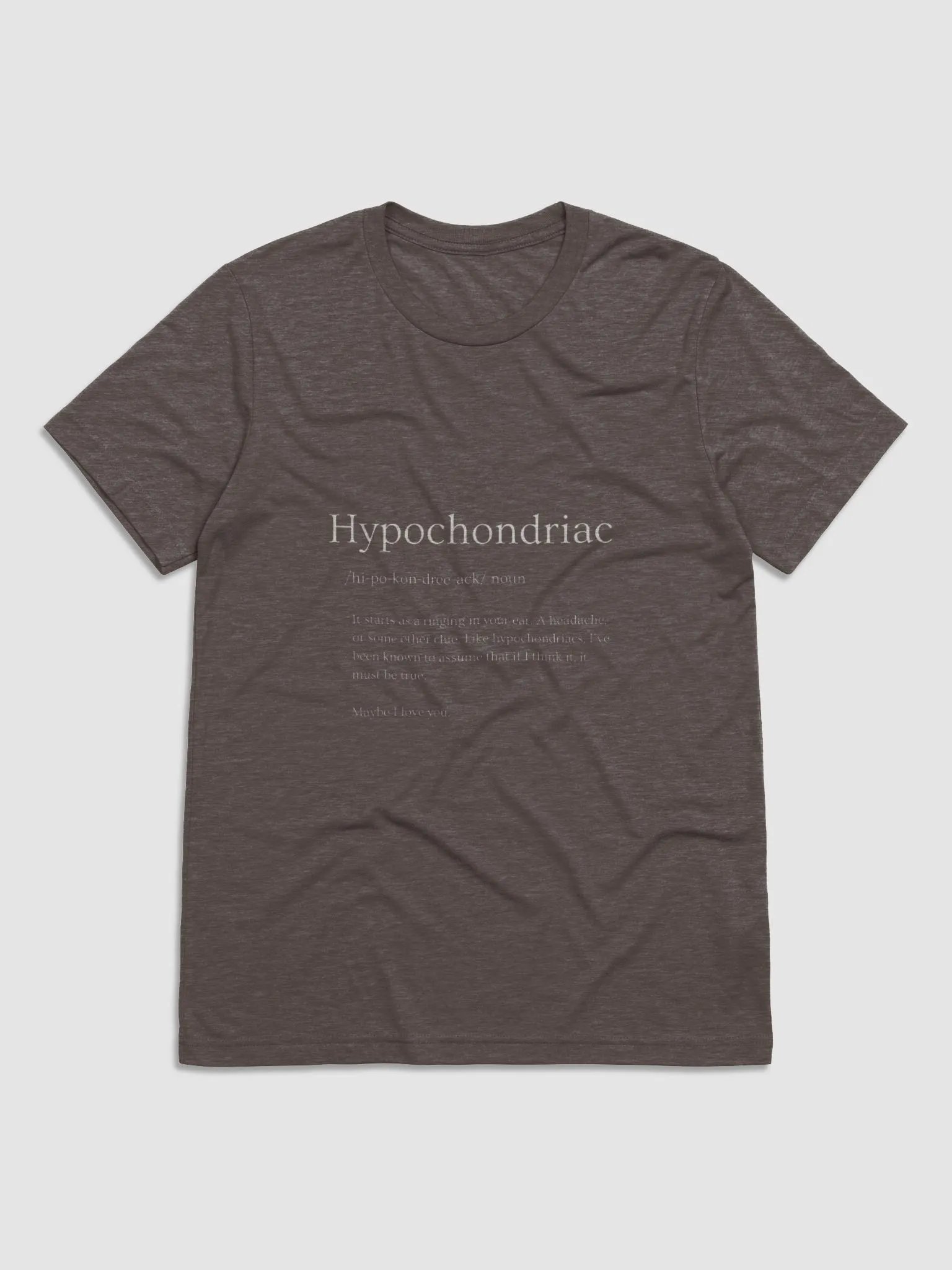 Hypochondriac - Light Text Men's product image (5)