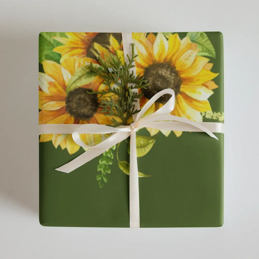 Sunflower Symphony Wrapping Paper Set product image (5)