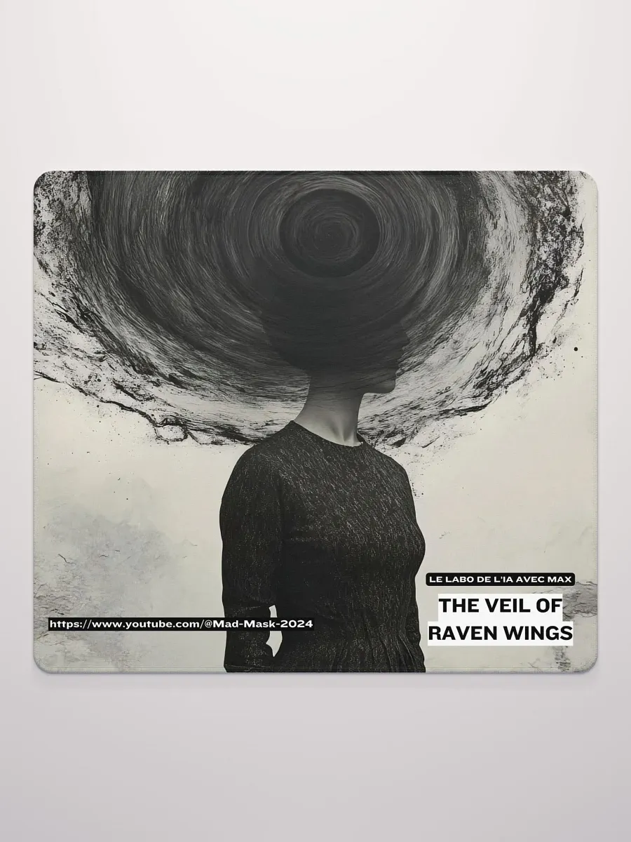 Mouse Pad Gaming The Veil of Raven Wings product image (2)