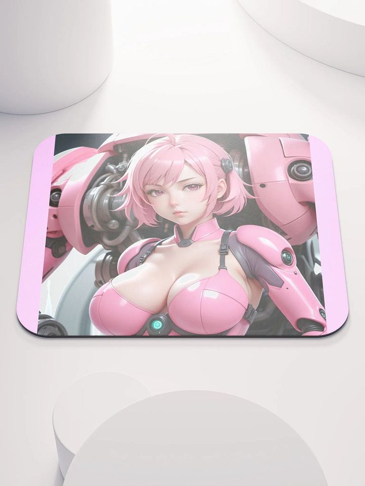 Futuristic Pink Anime Mouse Pad product image (2)