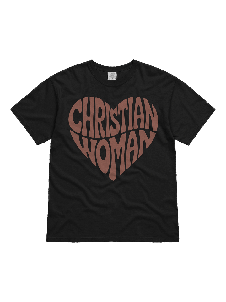 Christian Woman Heart Design Retro Style product image (1)