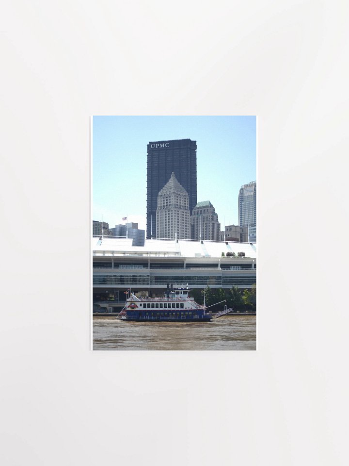 Pittsburgh - U.S. Steel Tower, Gulf Building, Convention Center and Gateway Clipper - print/poster product image (1)