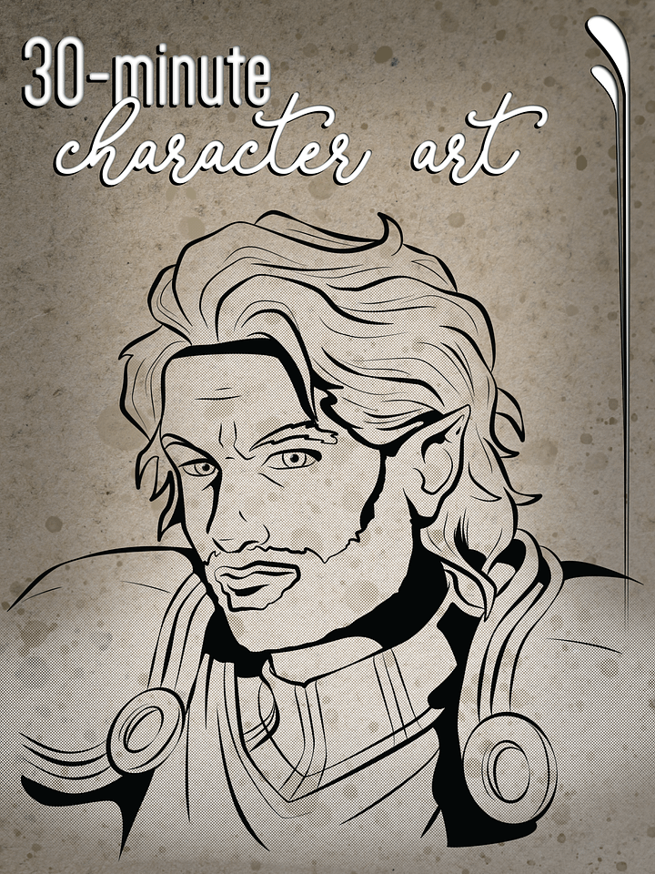 30 minute character art || emmy's art stuff product image (1)
