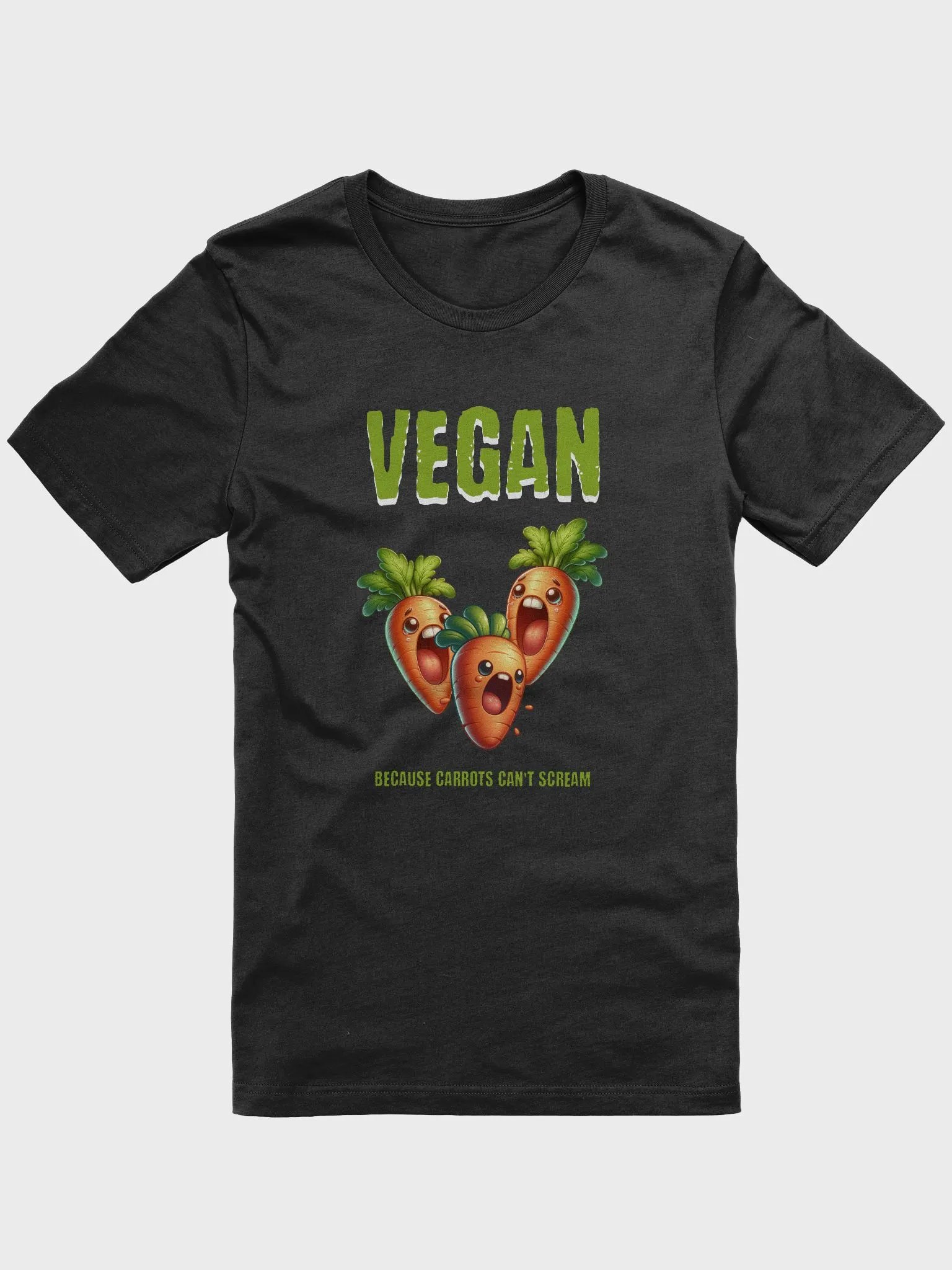 Vegan because carrots can't scream product image (1)