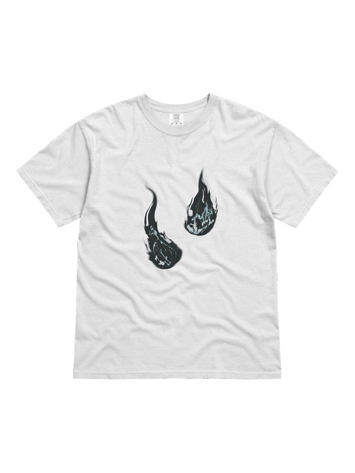 JJK White T-Shirt Black Flame product image (5)