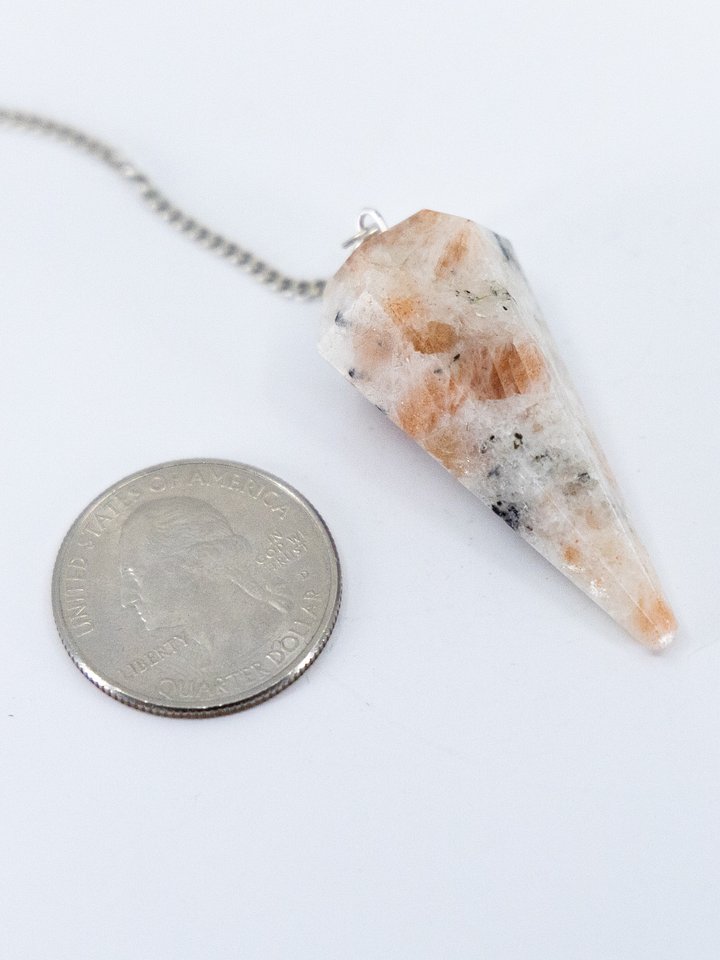 Sunstone Crystal Pendulum product image (2)