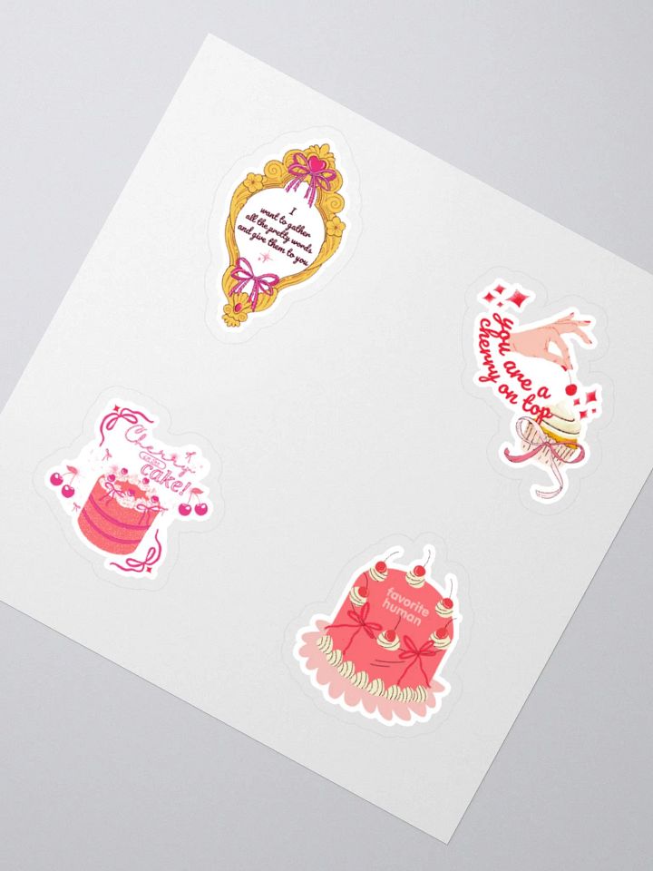 Charming Words & Sweet Treats Sticker Set product image (2)
