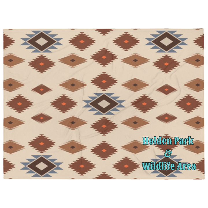 Wildlife Geometric Harmony Throw Blanket product image (1)