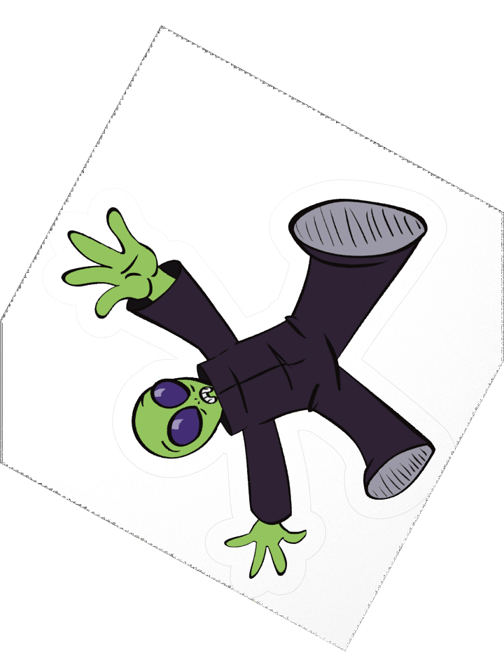 Alien stickers product image (4)