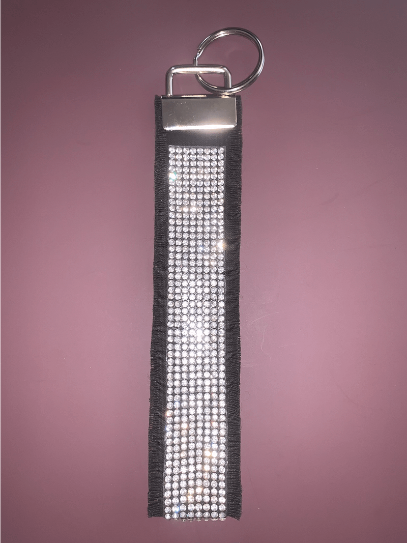 Back to Black Wristlet Keychain