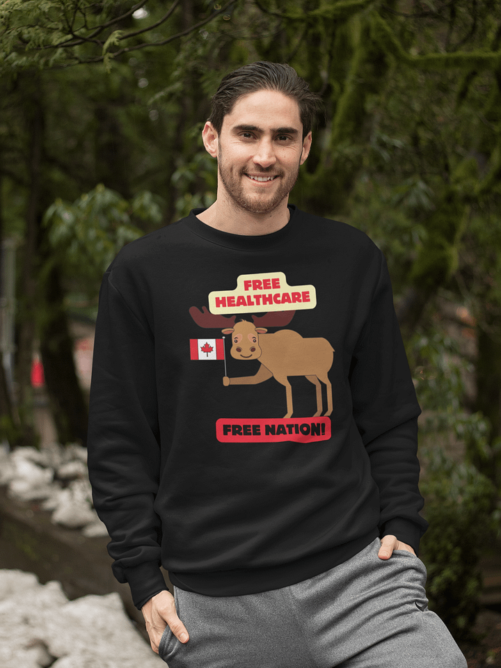 Canadian Moose Free Healthcare Premium Sweatshirt product image (1)