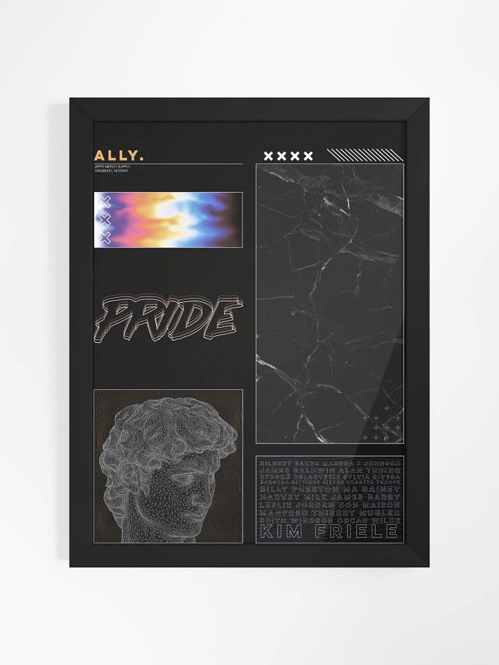 Alternative Straight Ally Pride Framed Poster product image (5)