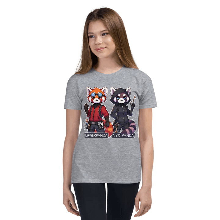Nyx and Cipher Panda youth Tshirt product image (159)