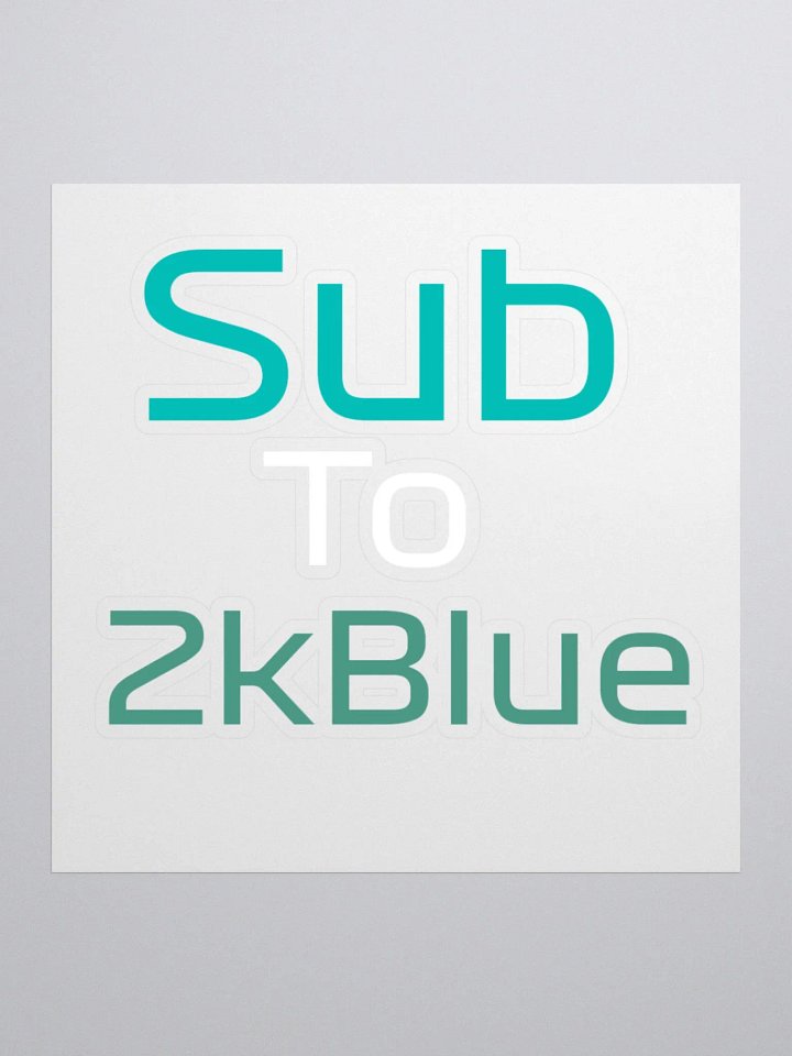 Sub To 2kBlue product image (1)