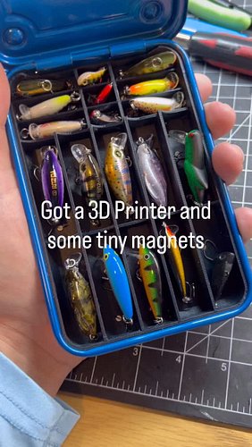 Been having fun making tackle inserts. #bfsfishing #mancingmania #rapala #fishinggear