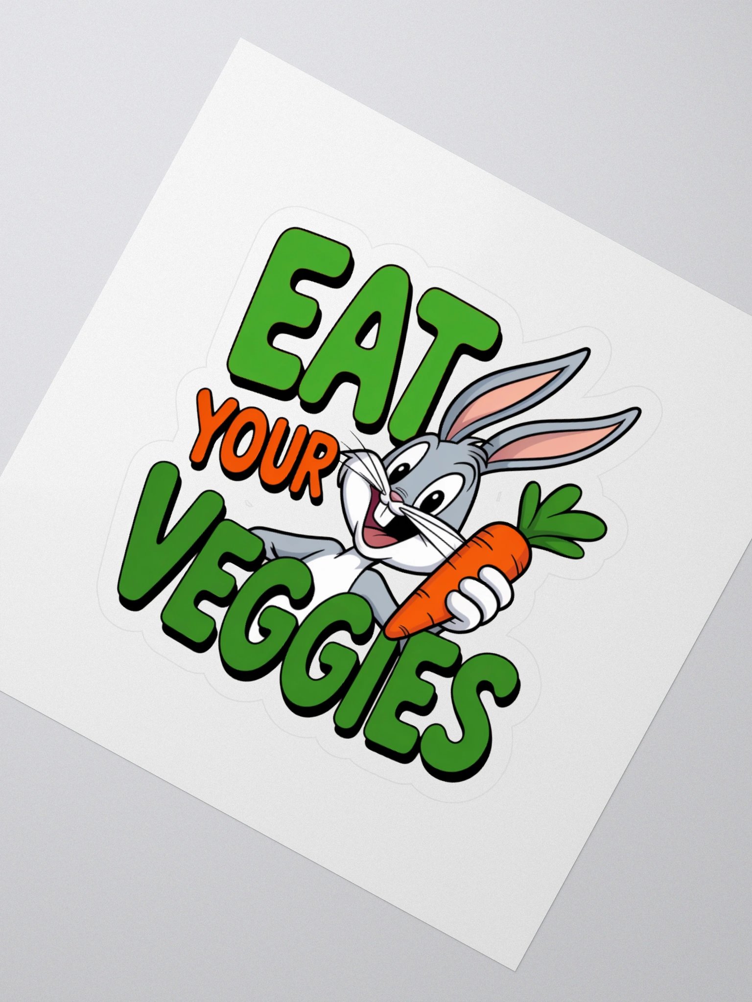 🥕 Eat Your Veggies Kiss Cut Stickers product image (2)
