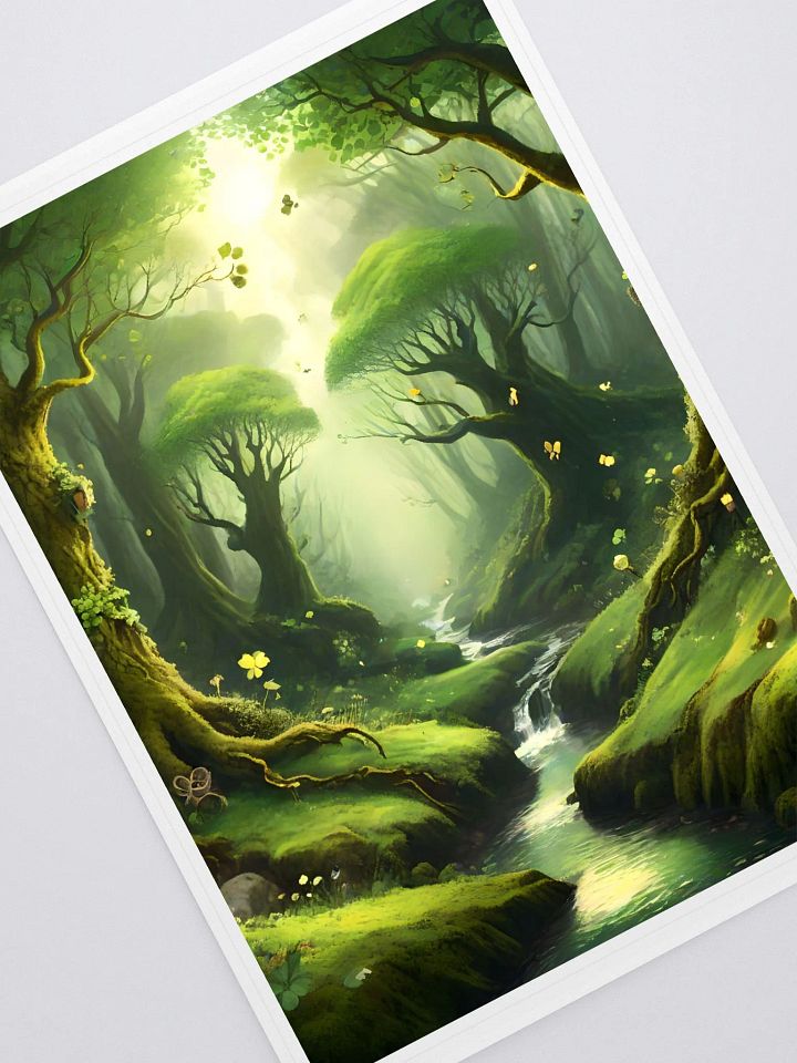 Whimsical Magical Woodland Path Sticker product image (1)