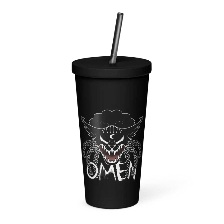 "OMEN" tumbler with straw product image (1)