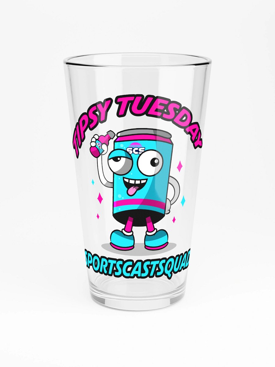 TIPSY TUESDAY "BREWSKI" PINT GLASS product image (3)