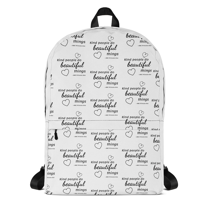 Kind people...BACKPACK - White product image (1)