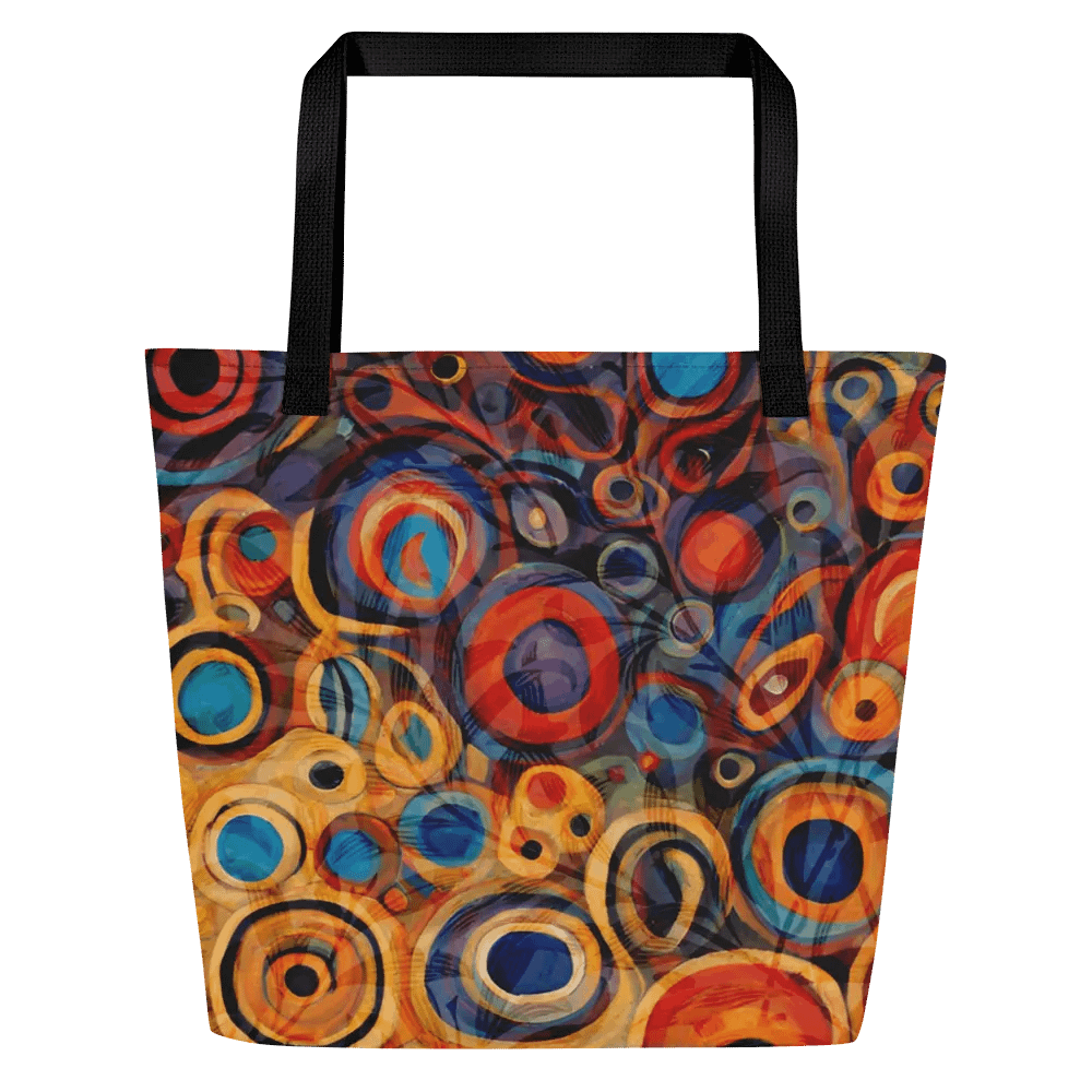 klimt inspired all over print tote for arty men and ladies product image (1)