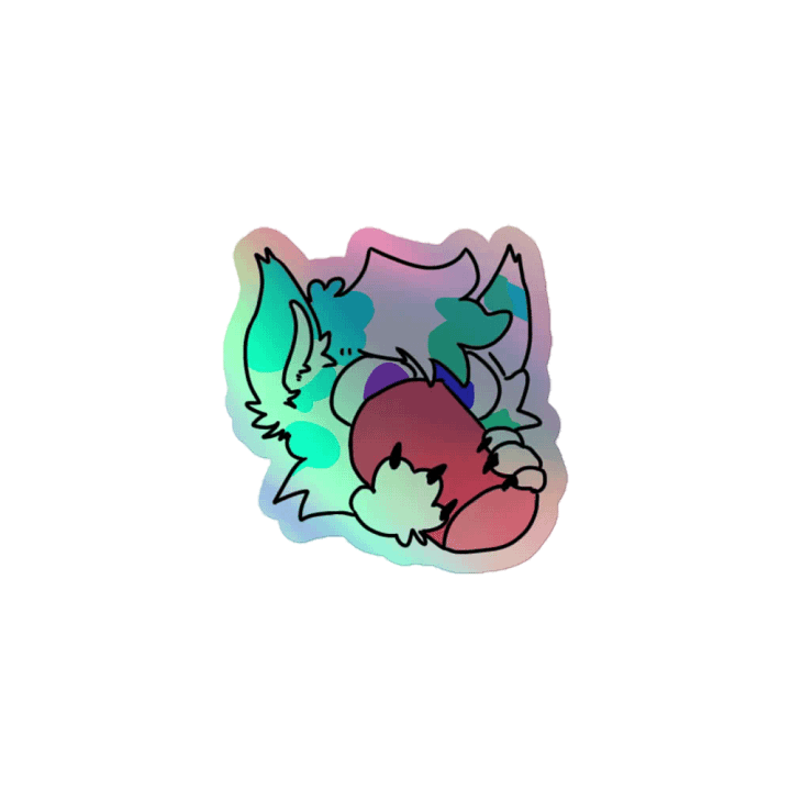 Fisk Sip Holographic Sticker product image (1)