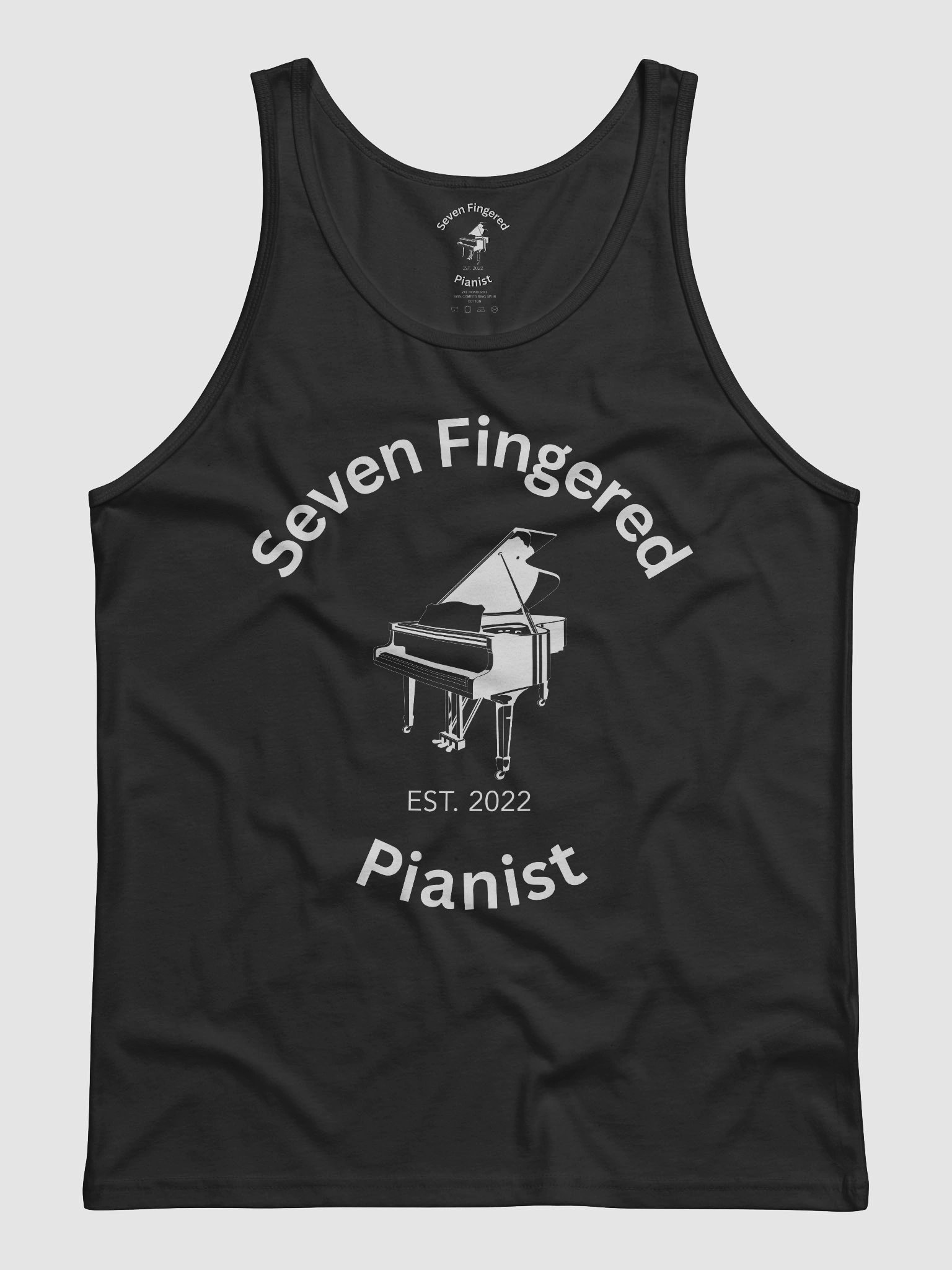 Seven Fingered Pianist Tank Top product image (1)
