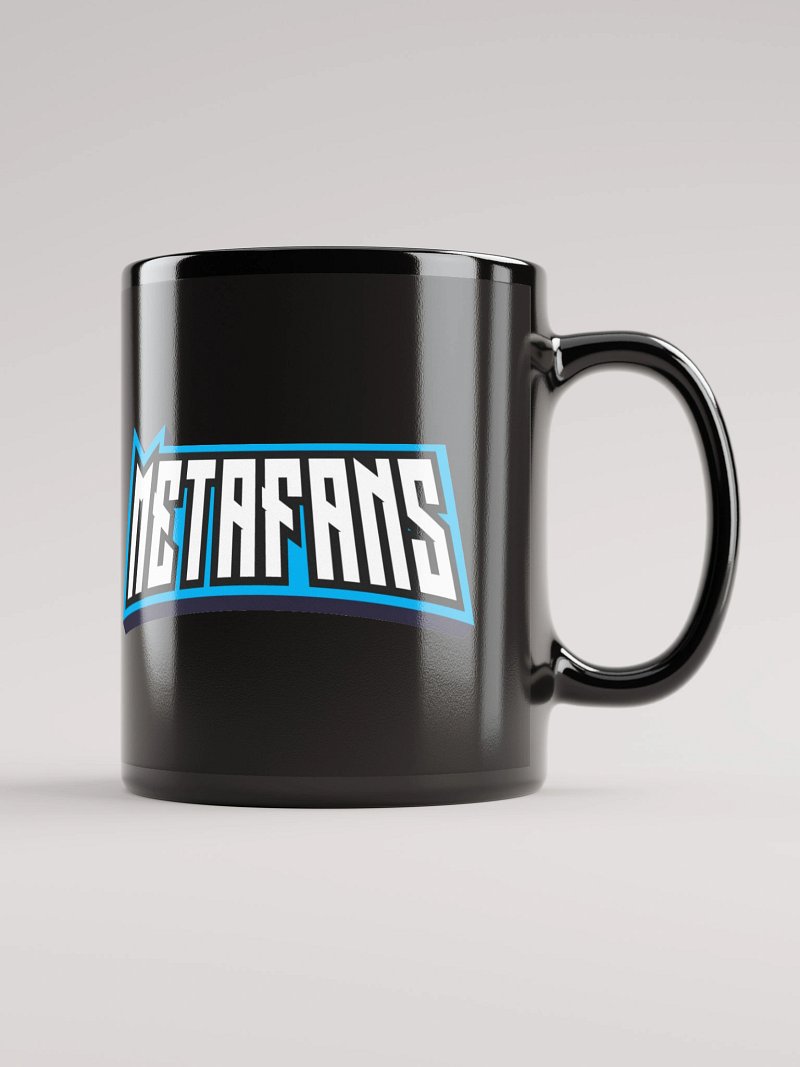 MetaFans Black Mug