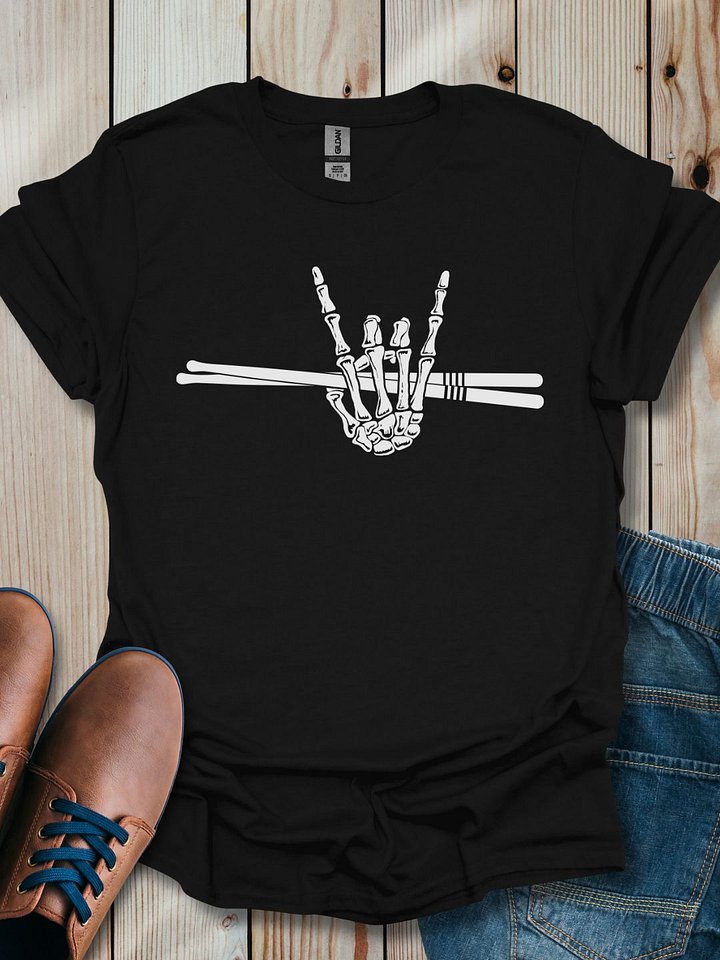 Skeleton Drums T-Shirt product image (1)