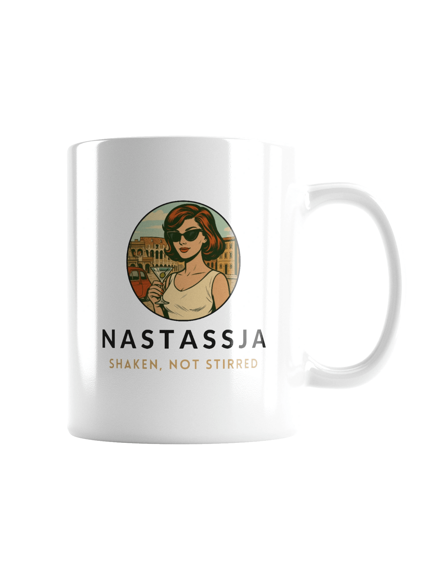 ☕ Nastassja “Shaken, Not Stirred” Mug product image (2)