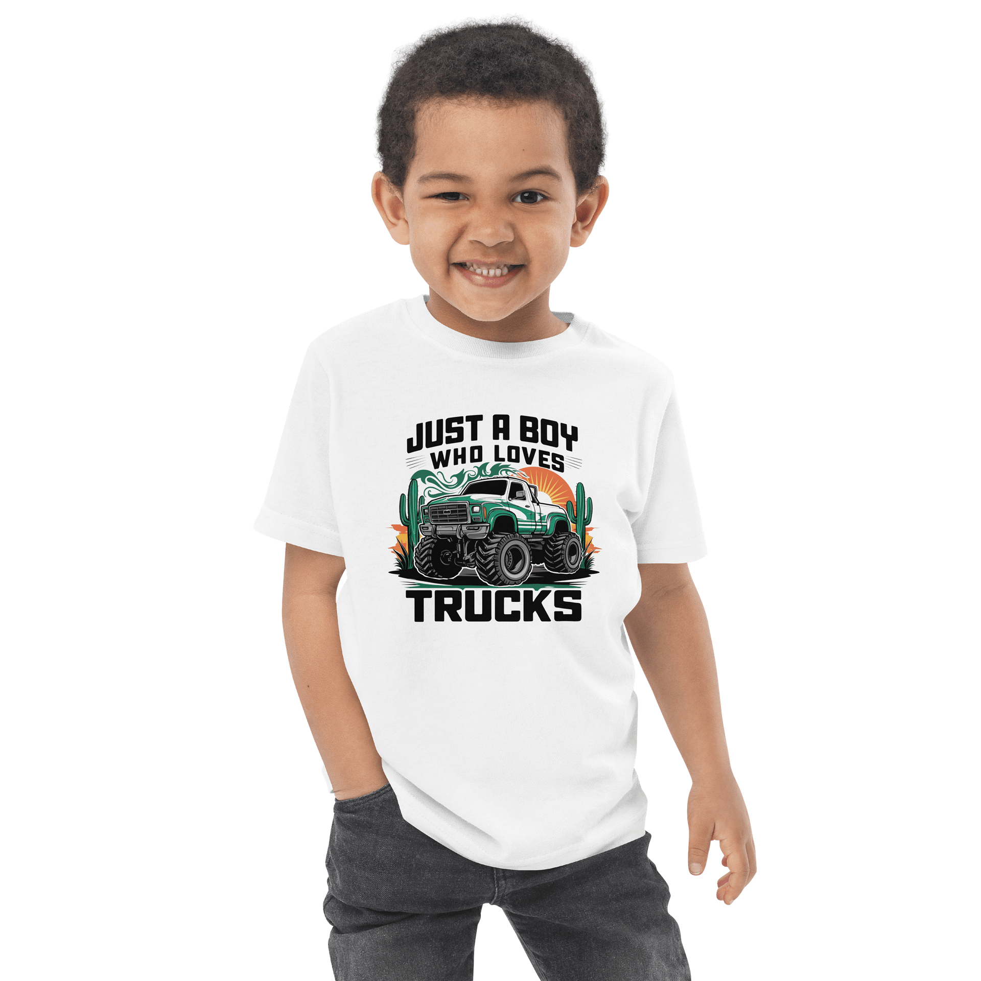 Just a Boy Who Loves Trucks Toddler Tee product image (2)