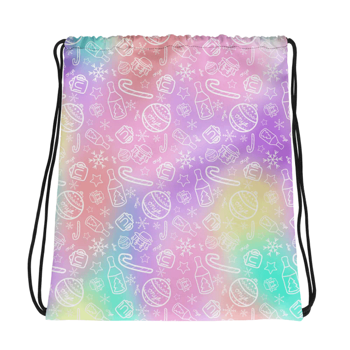 Limited Edition Christmas Tie Die Drawstring Bag product image (1)