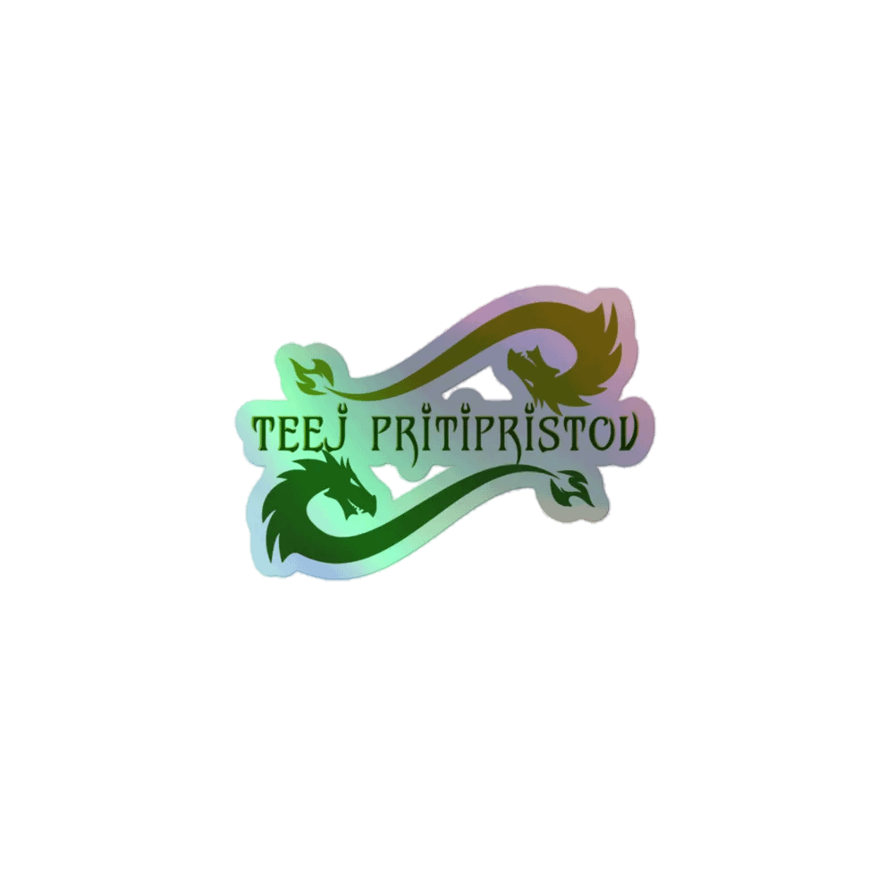 Teej Logo Holographic Sticker product image (1)