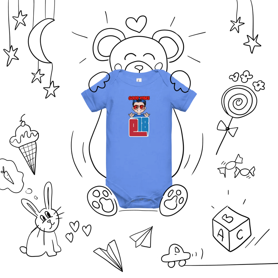E18 Good Vibes Baby Onesie product image (8)