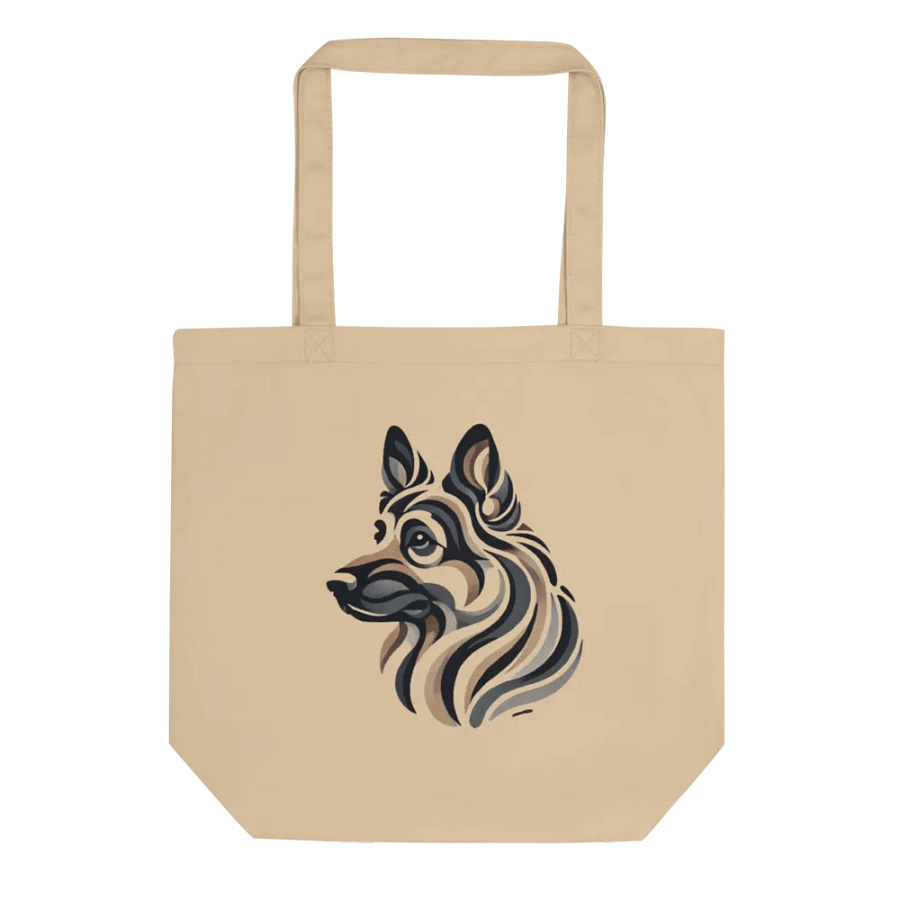 Eco-Friendly German Shepherd Art Tote Bag product image (1)