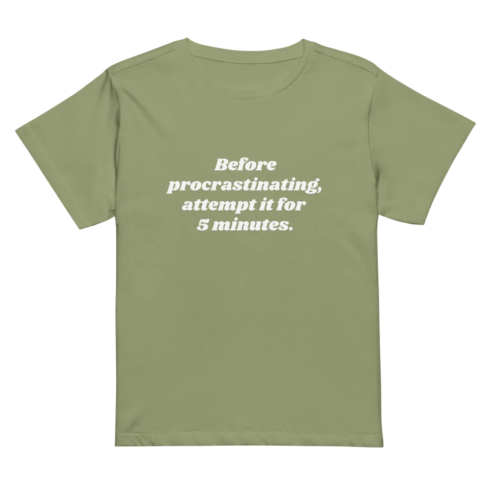 Women's 5-Minute Rule Tee product image (32)