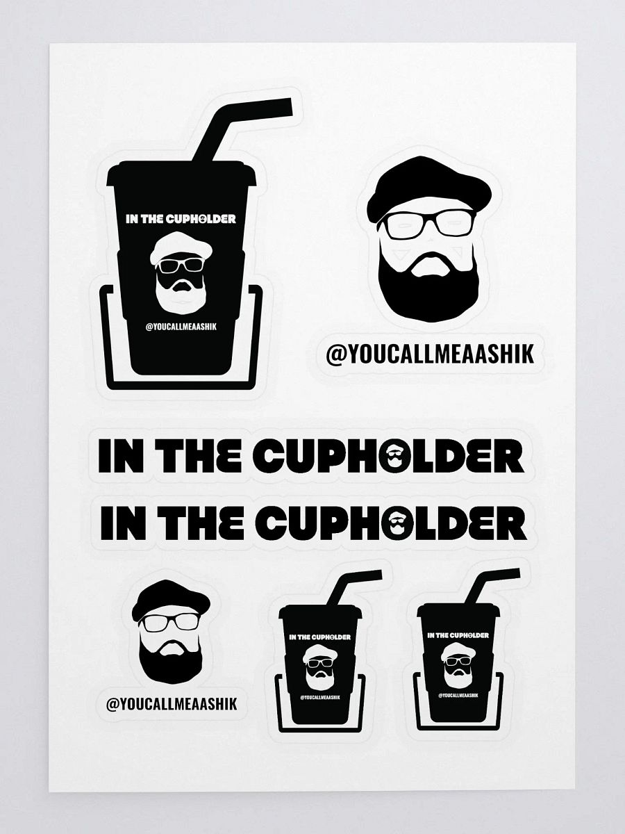 In The Cupholder Sticker Sheet product image (3)