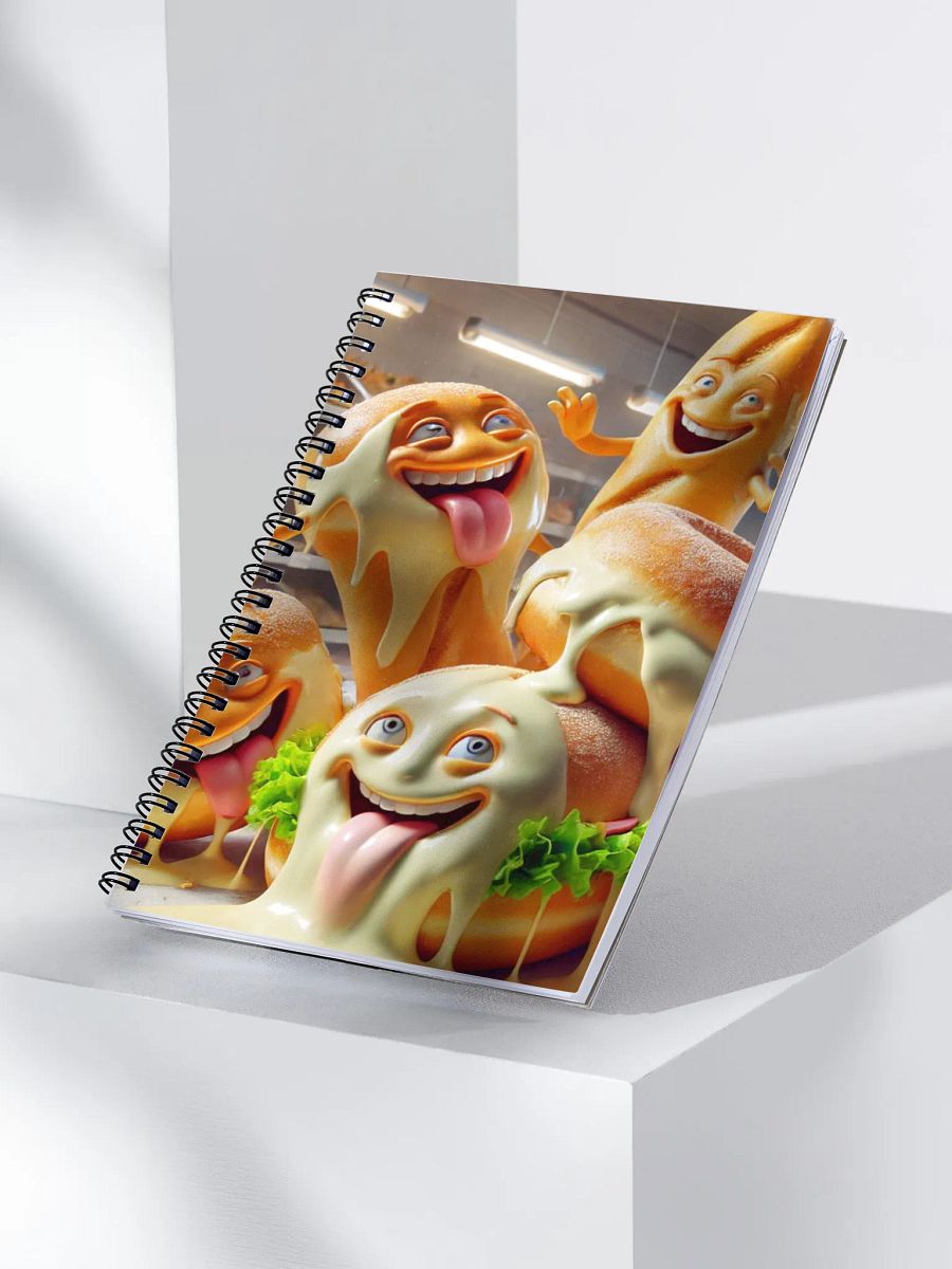 Whimsical Foodie Faces Notebook product image (3)