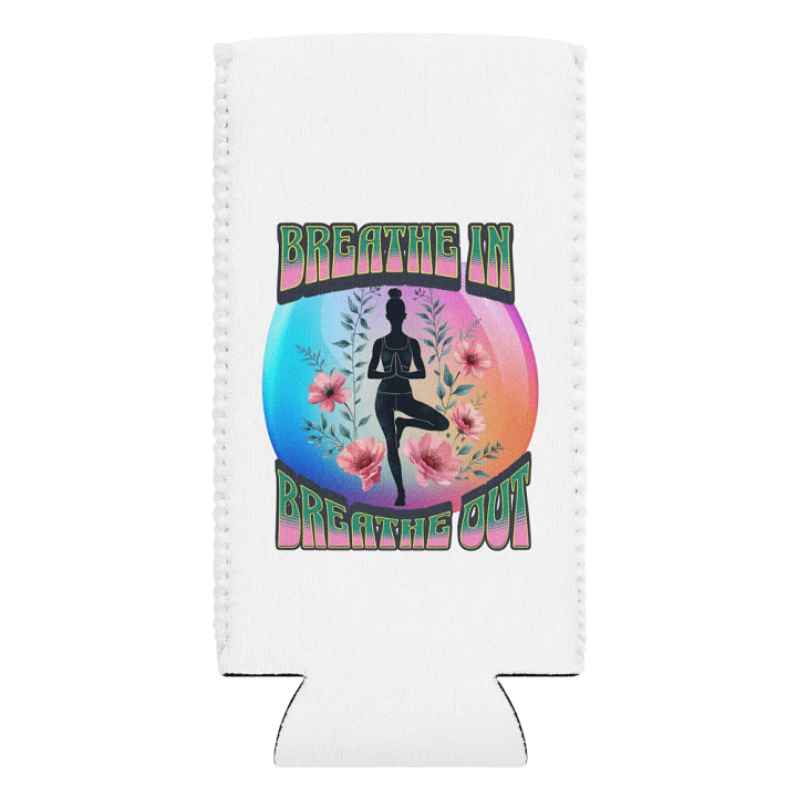Breathe In Breathe Out Yoga Zen Can Cooler product image (2)