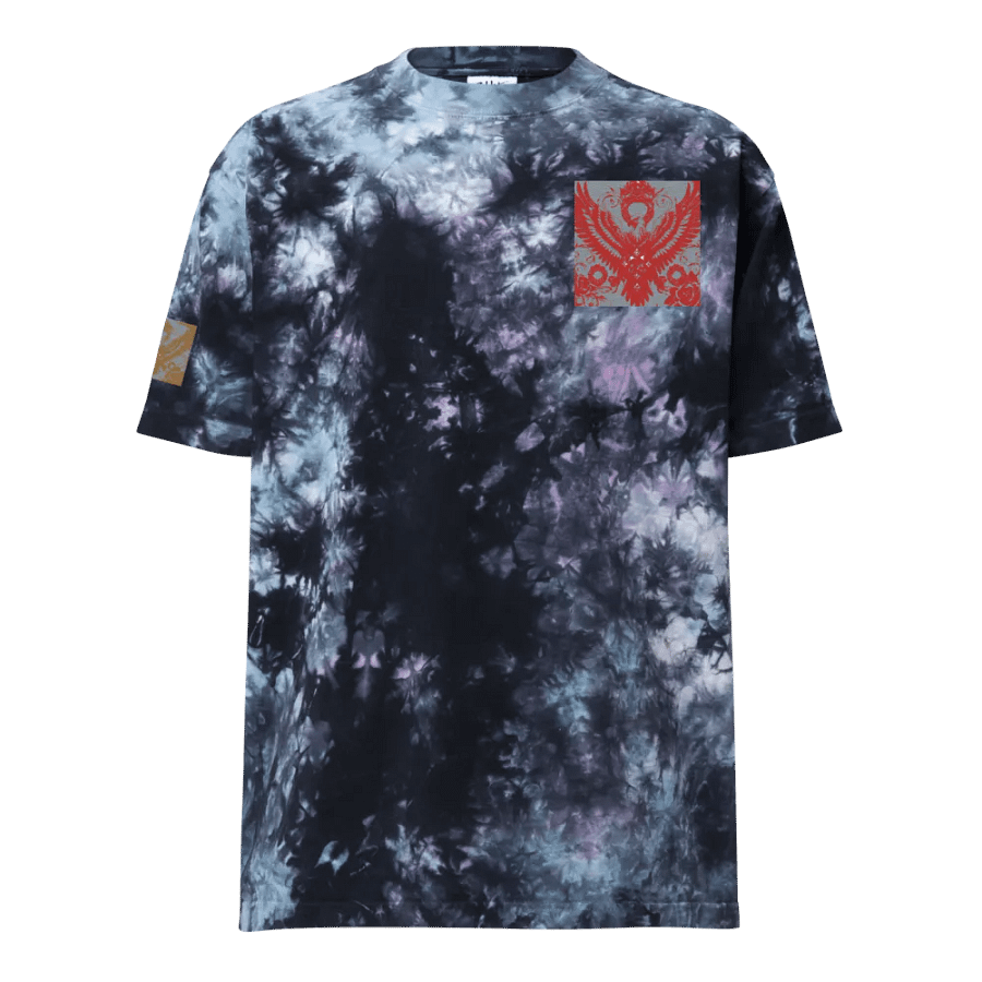 Eagle Vision Tie-Dye Streetwear T-Shirt product image (1)